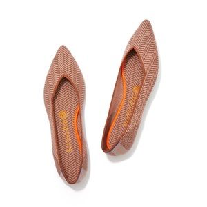 Rothy’s Camel Merino Herringbone points size 8.5 NEW!